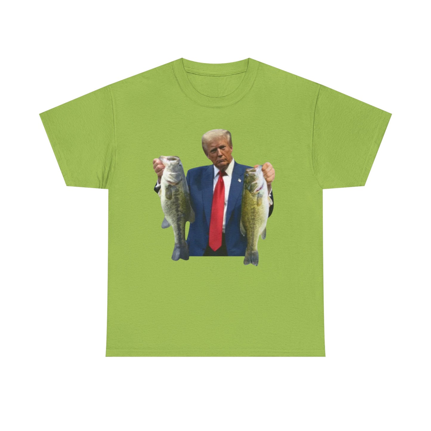 Donald trump fishing unisex heavy cotton t-shirt