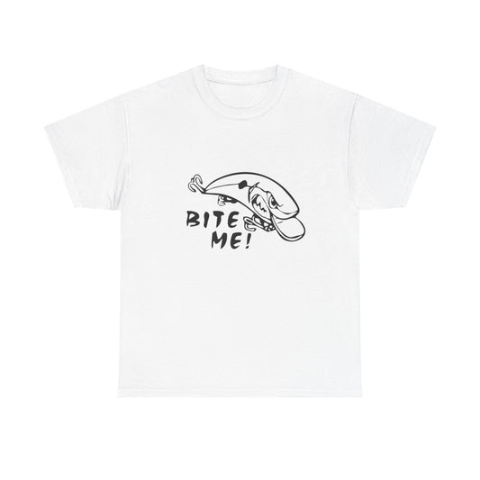 Bite me unisex heavy cotton t-shirt