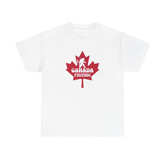 Canada fishing unisex heavy cotton t-shirt