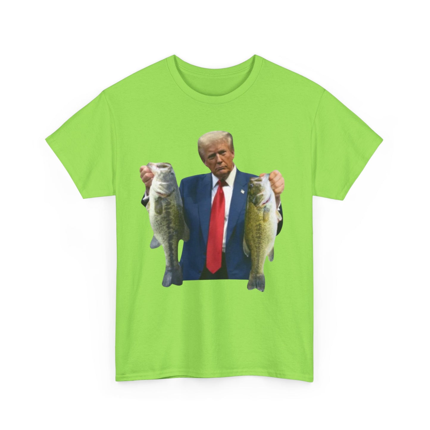 Donald trump fishing unisex heavy cotton t-shirt