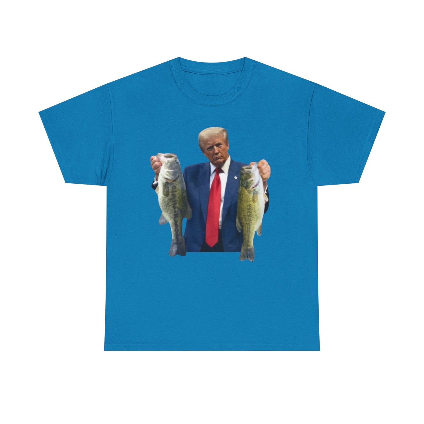 Donald trump fishing unisex heavy cotton t-shirt