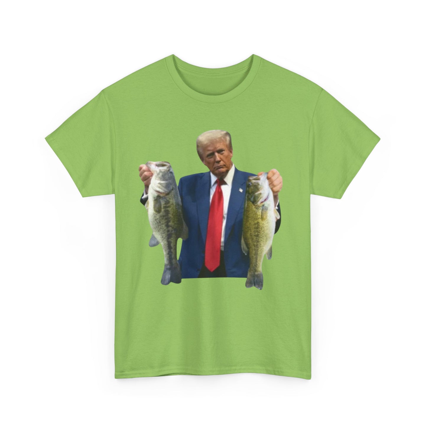 Donald trump fishing unisex heavy cotton t-shirt