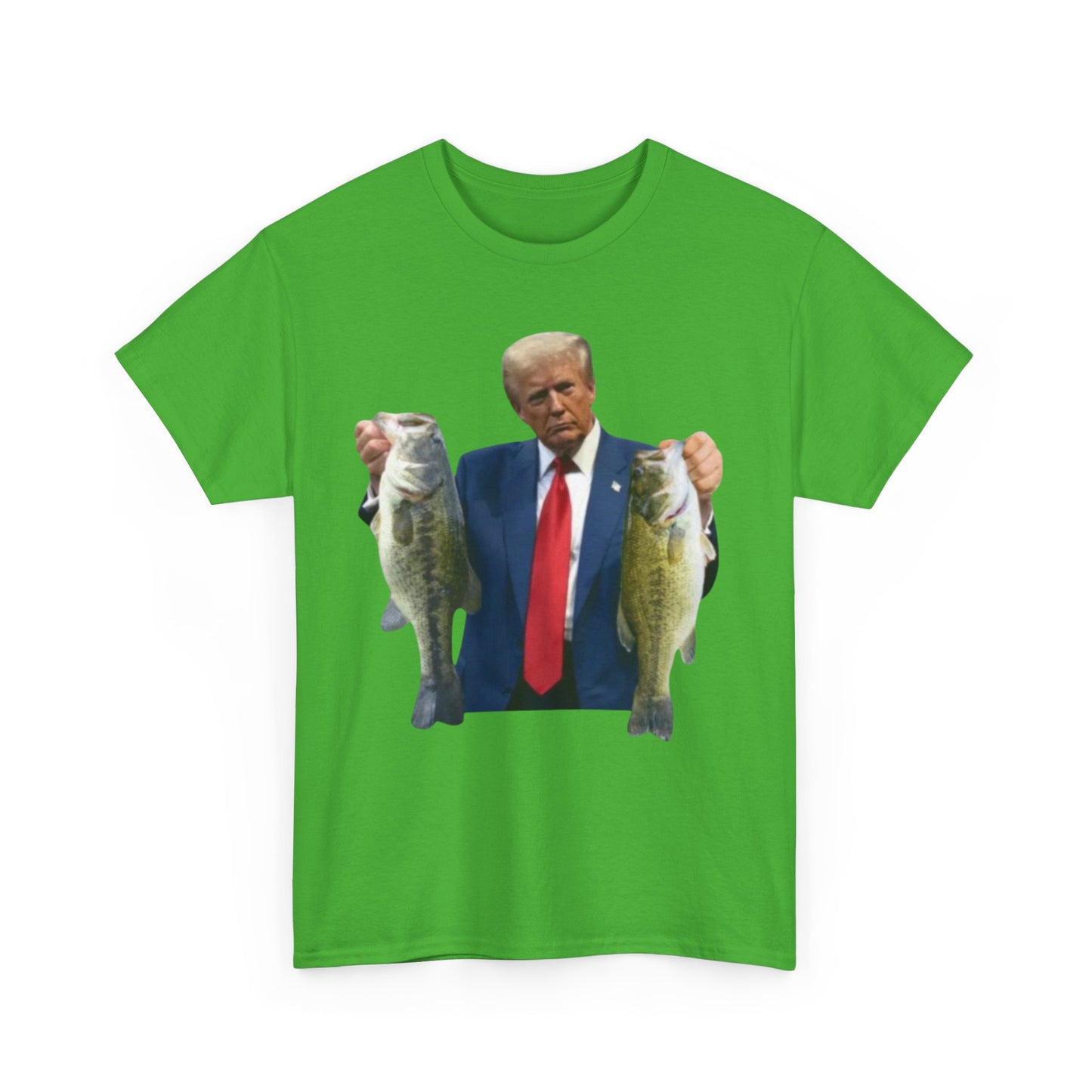 Donald trump fishing unisex heavy cotton t-shirt