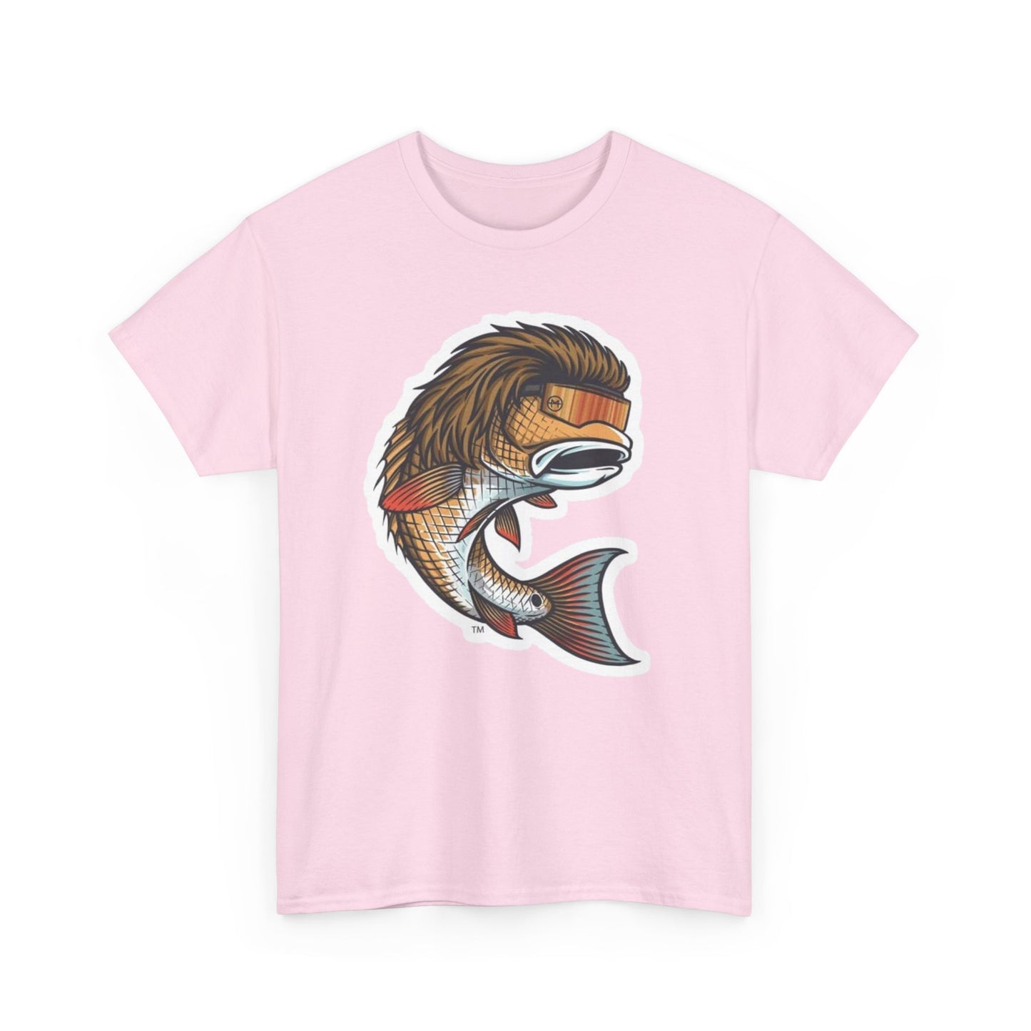 Fish mullet unisex heavy cotton t-shirt