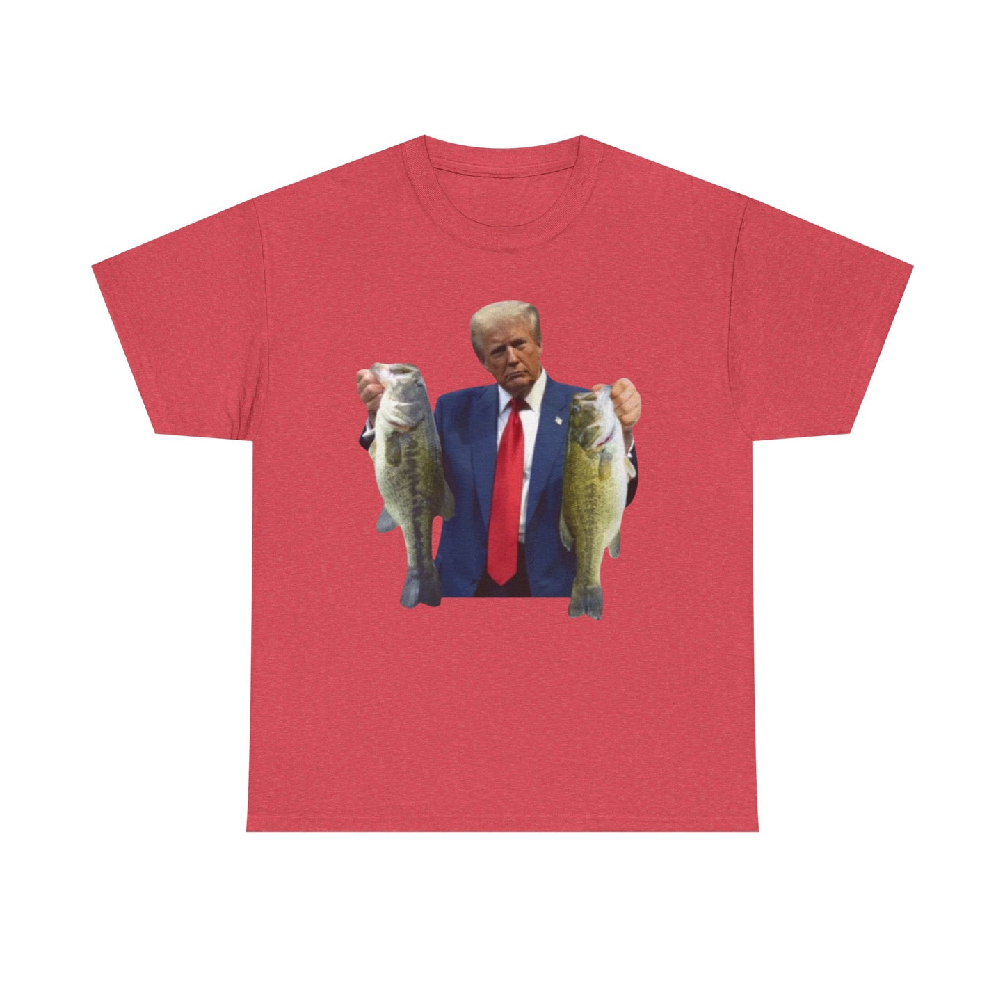 Donald trump fishing unisex heavy cotton t-shirt