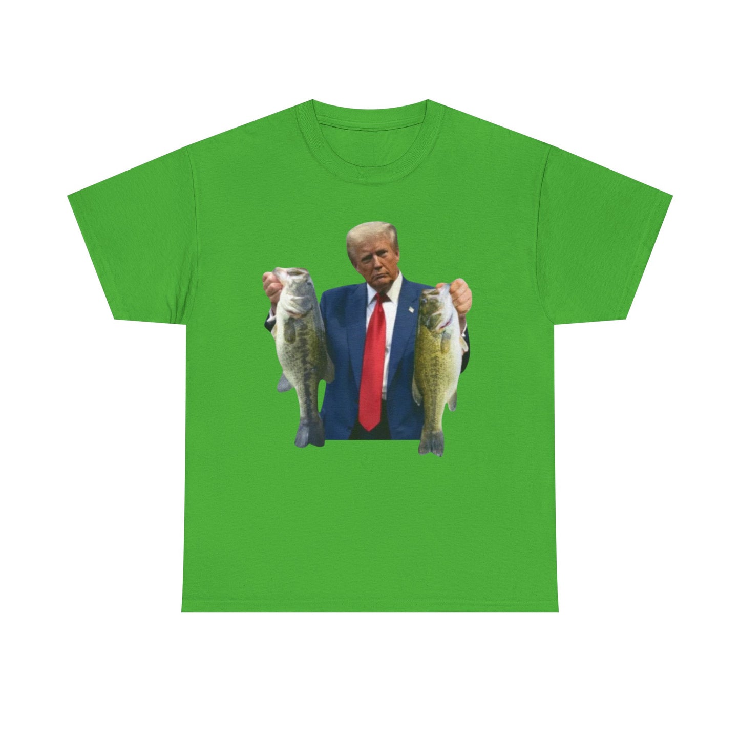 Donald trump fishing unisex heavy cotton t-shirt