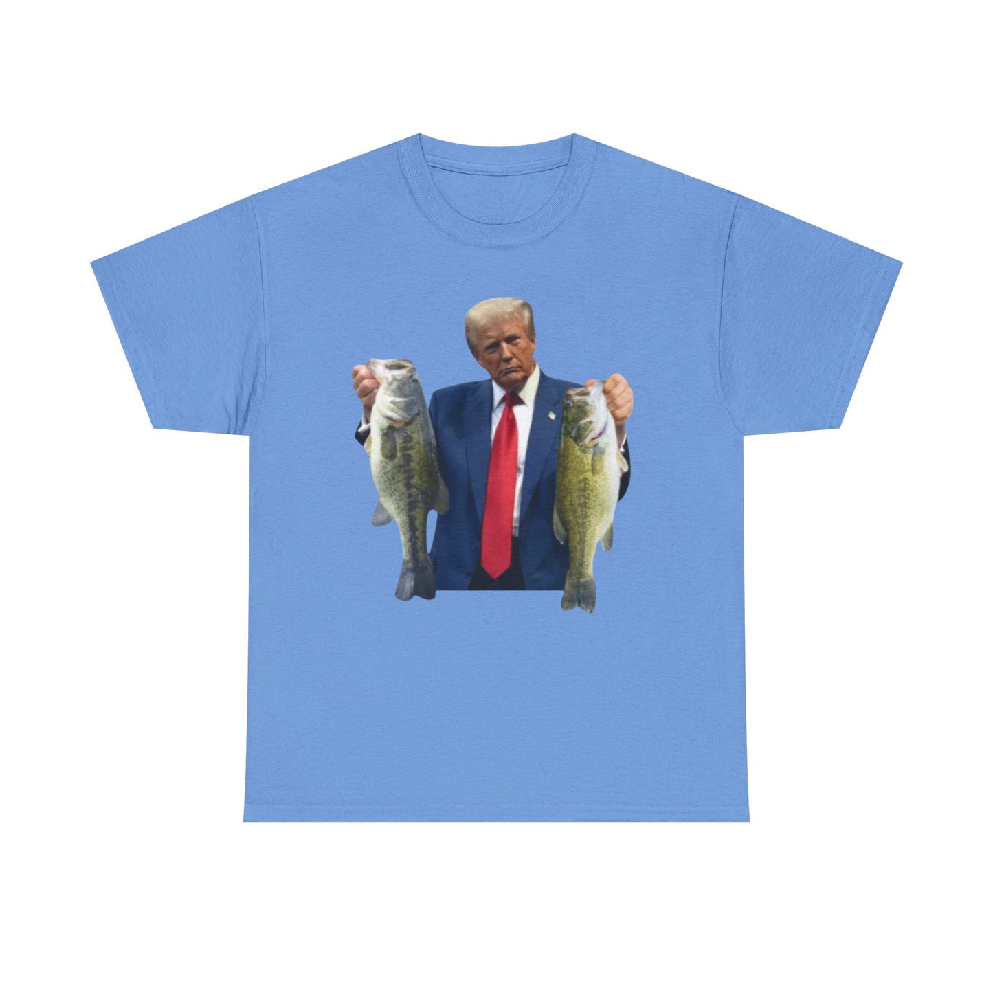 Donald trump fishing unisex heavy cotton t-shirt