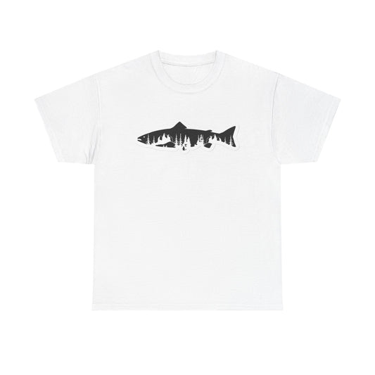 Nature fish unisex heavy cotton t-shirt