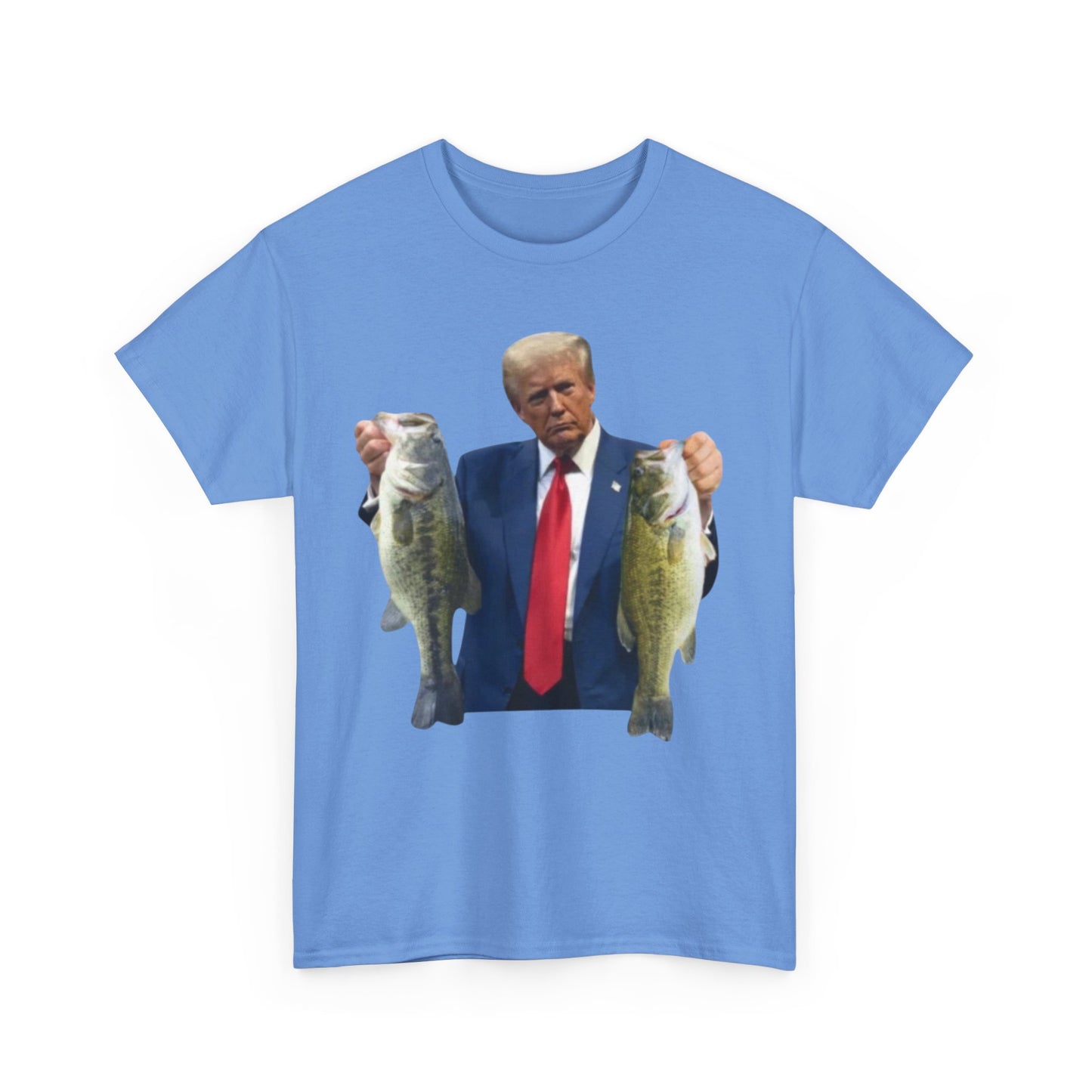 Donald trump fishing unisex heavy cotton t-shirt