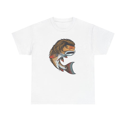 Fish mullet unisex heavy cotton t-shirt