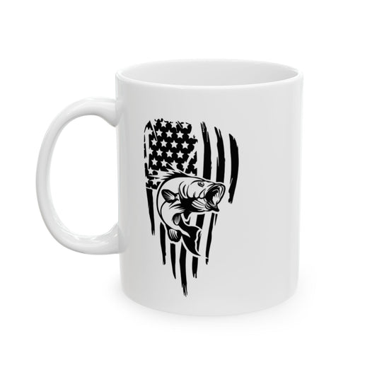 USA fishing mug