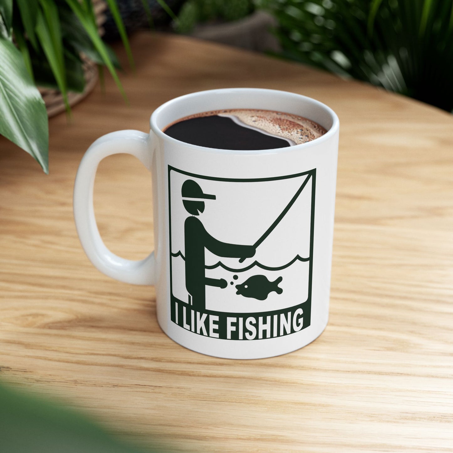 I like fishing mug