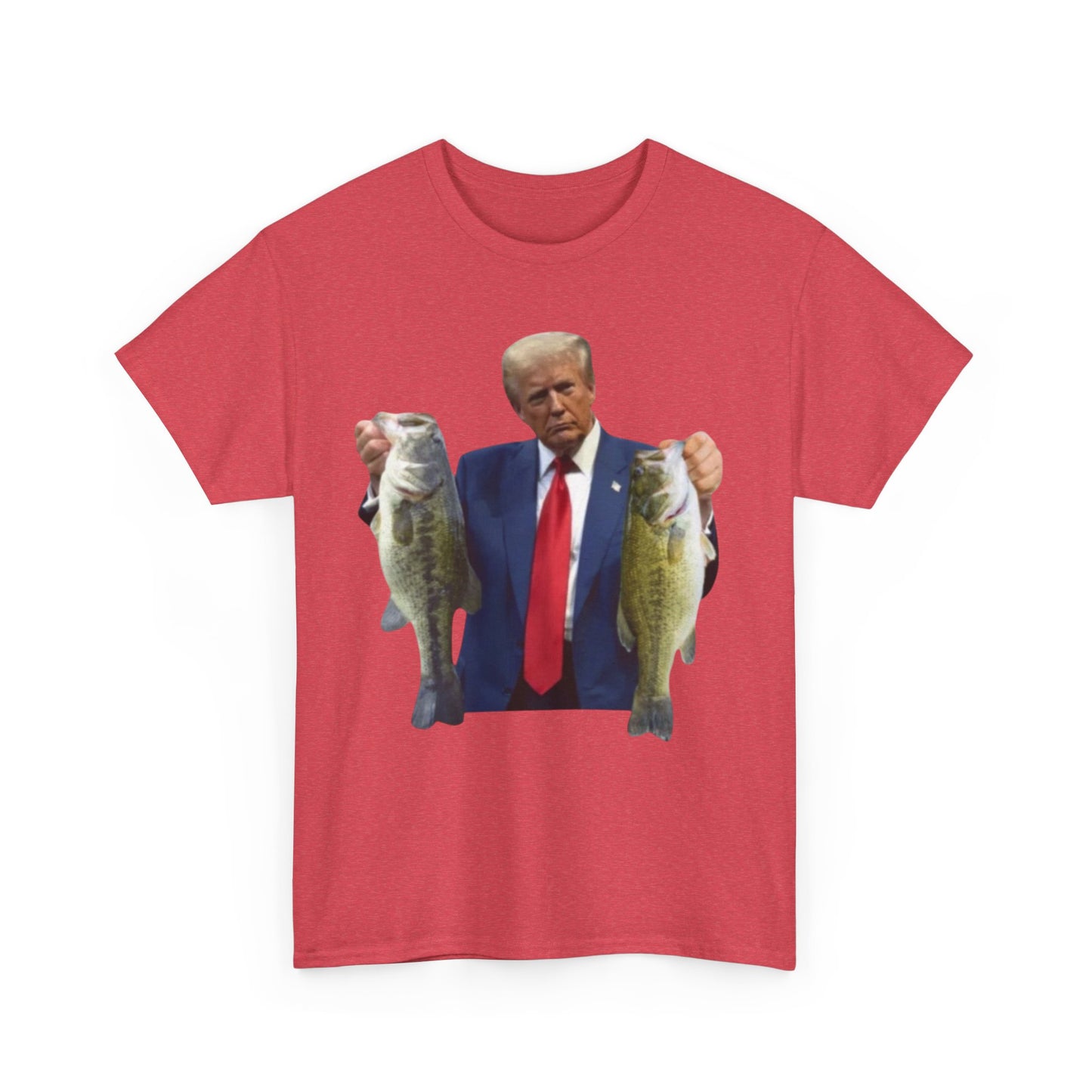 Donald trump fishing unisex heavy cotton t-shirt