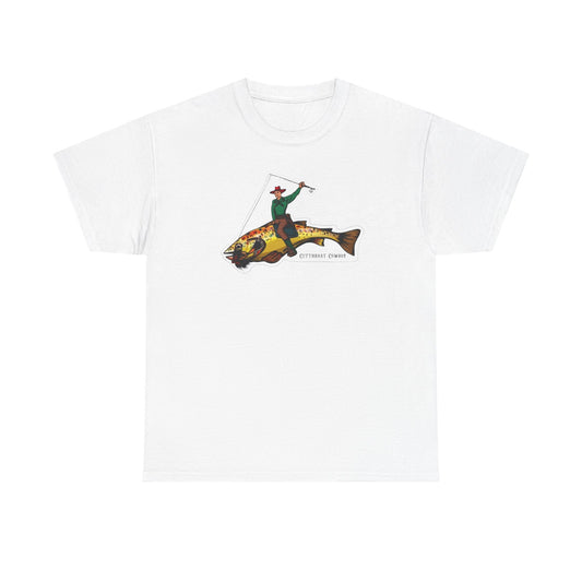Cut throat cowboy unisex heavy cotton t-shirt