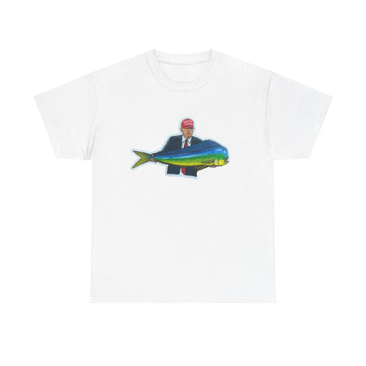 Donald trump fishing unisex heavy cotton t-shirt