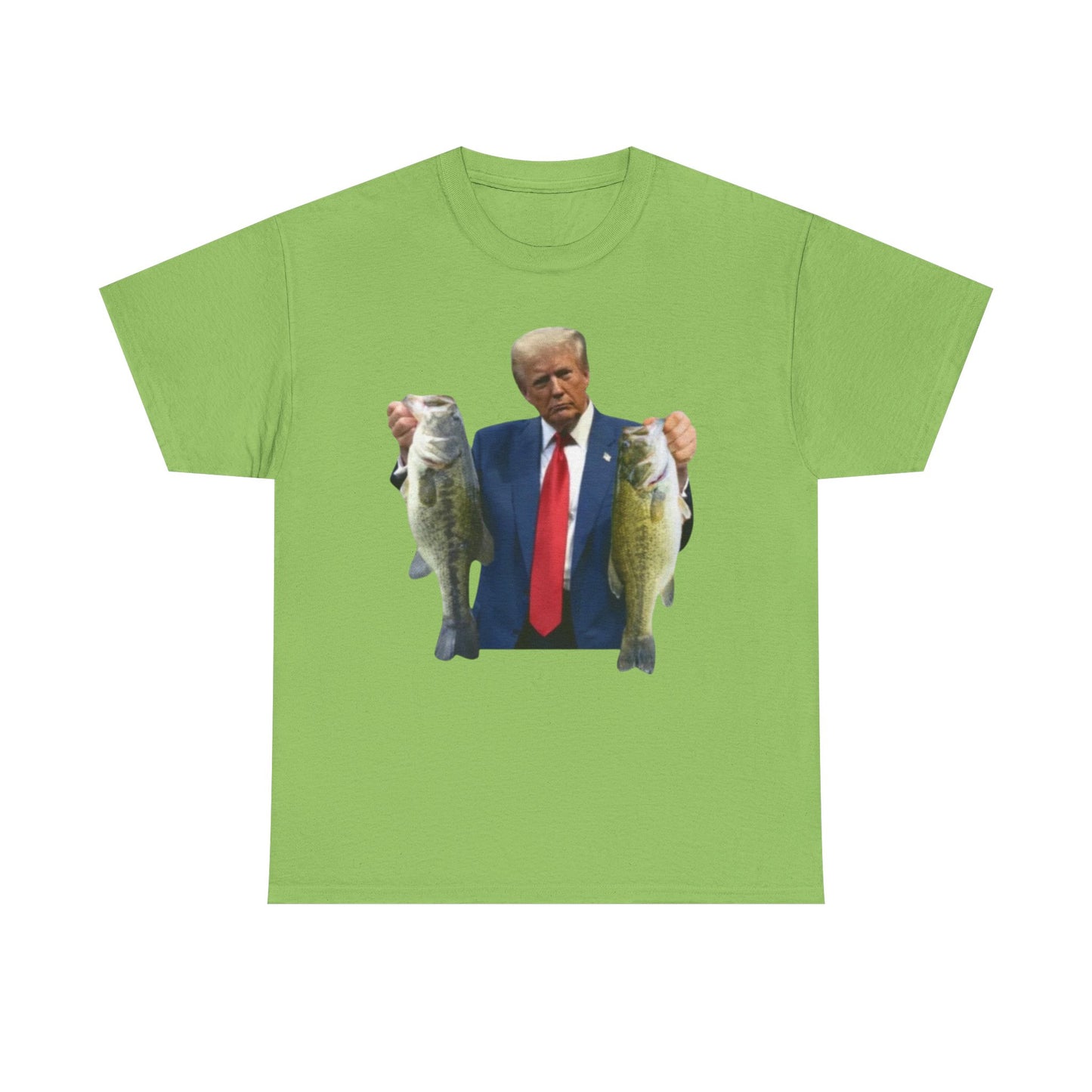 Donald trump fishing unisex heavy cotton t-shirt