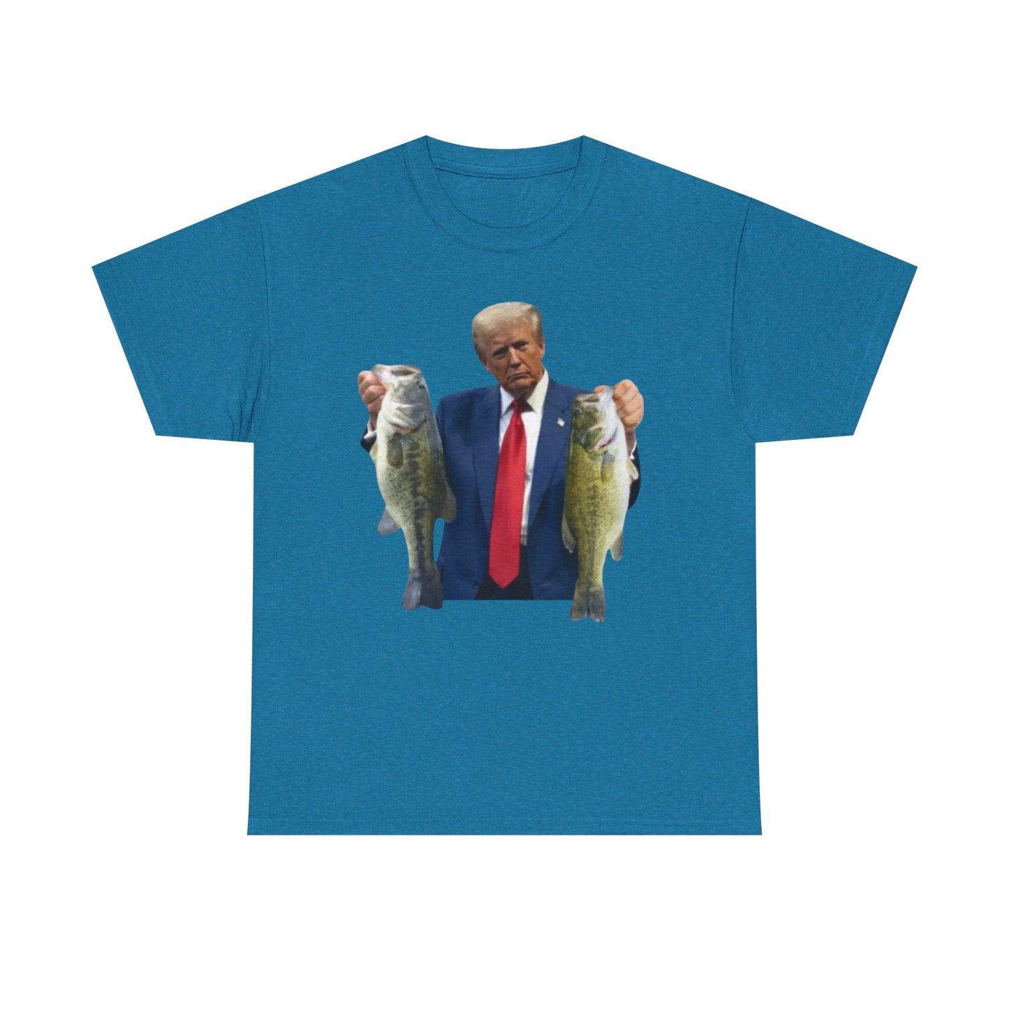 Donald trump fishing unisex heavy cotton t-shirt