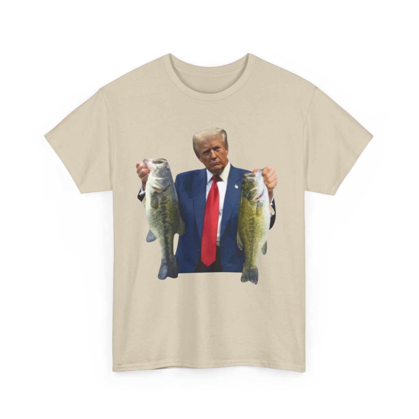 Donald trump fishing unisex heavy cotton t-shirt
