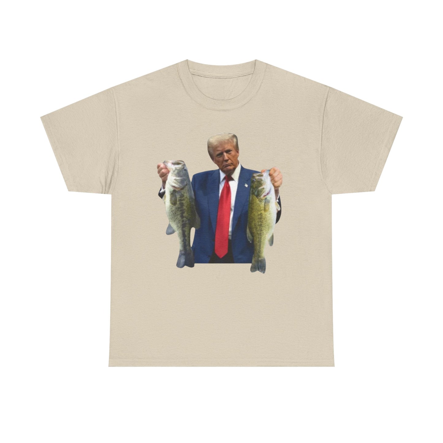 Donald trump fishing unisex heavy cotton t-shirt