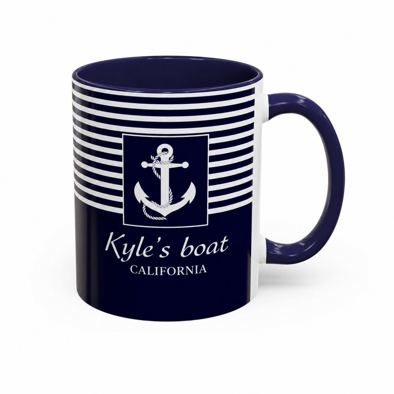 Personalized Custom Name - Boat Mug (11oz)