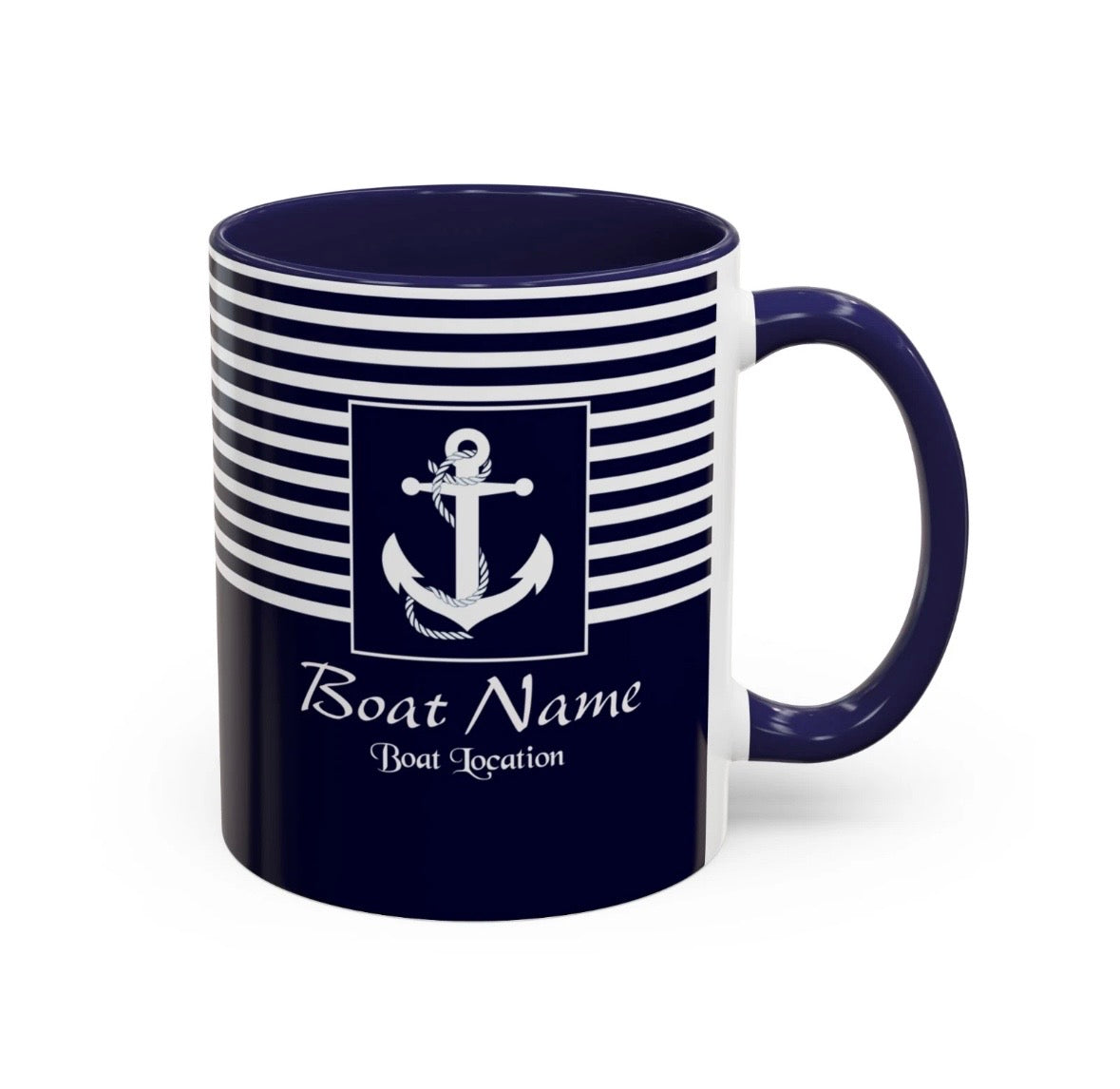 Personalized Custom Name - Boat Mug (11oz)