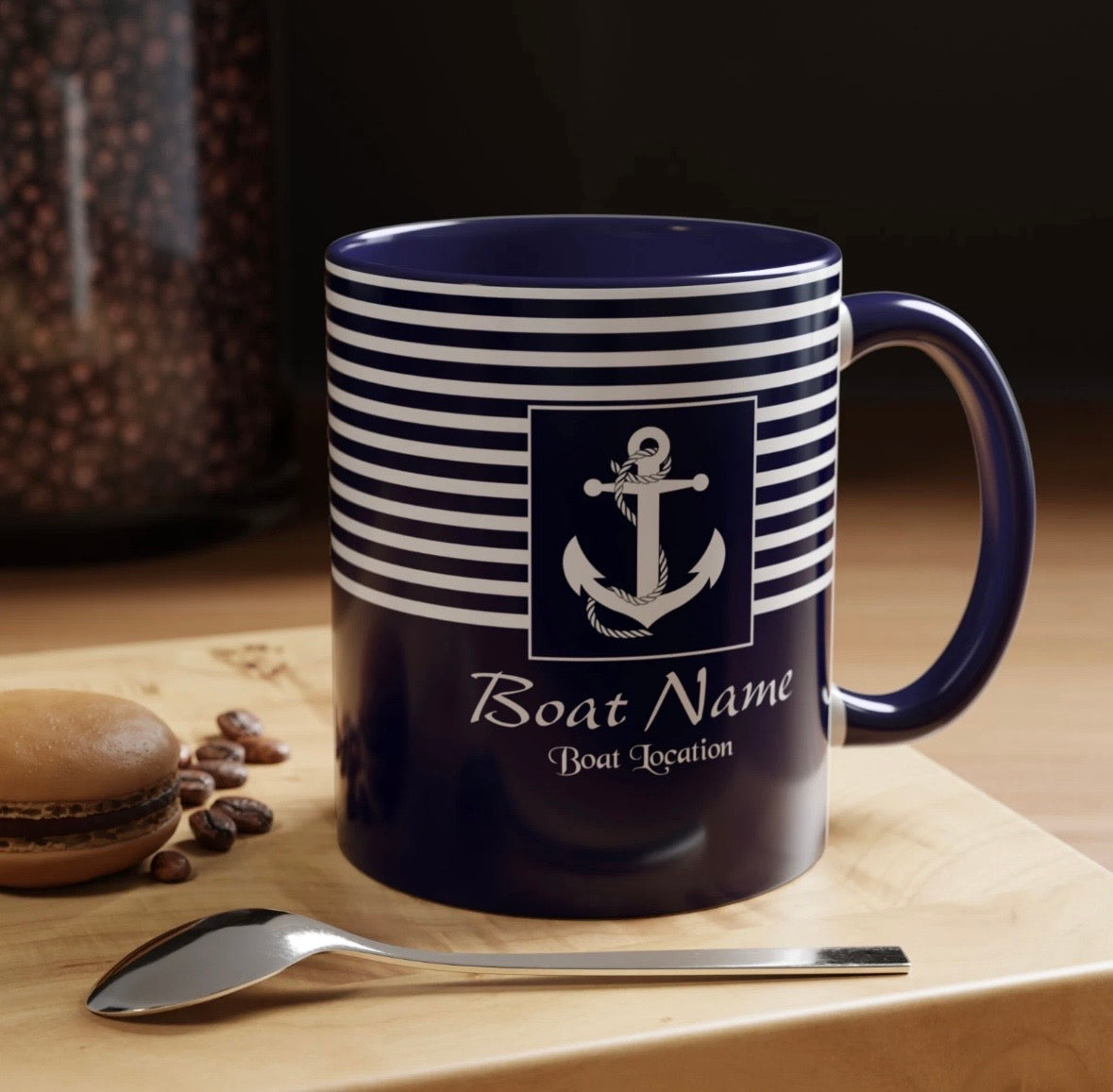 Personalized Custom Name - Boat Mug (11oz)